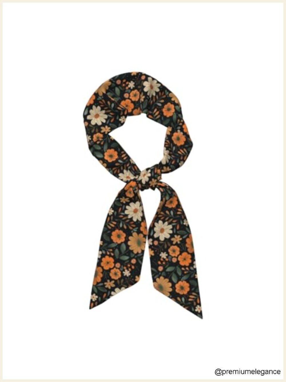 Silky Satin Head Scarf Neck Scarf for Women, Fashion Scarf, Double-Sided Print,